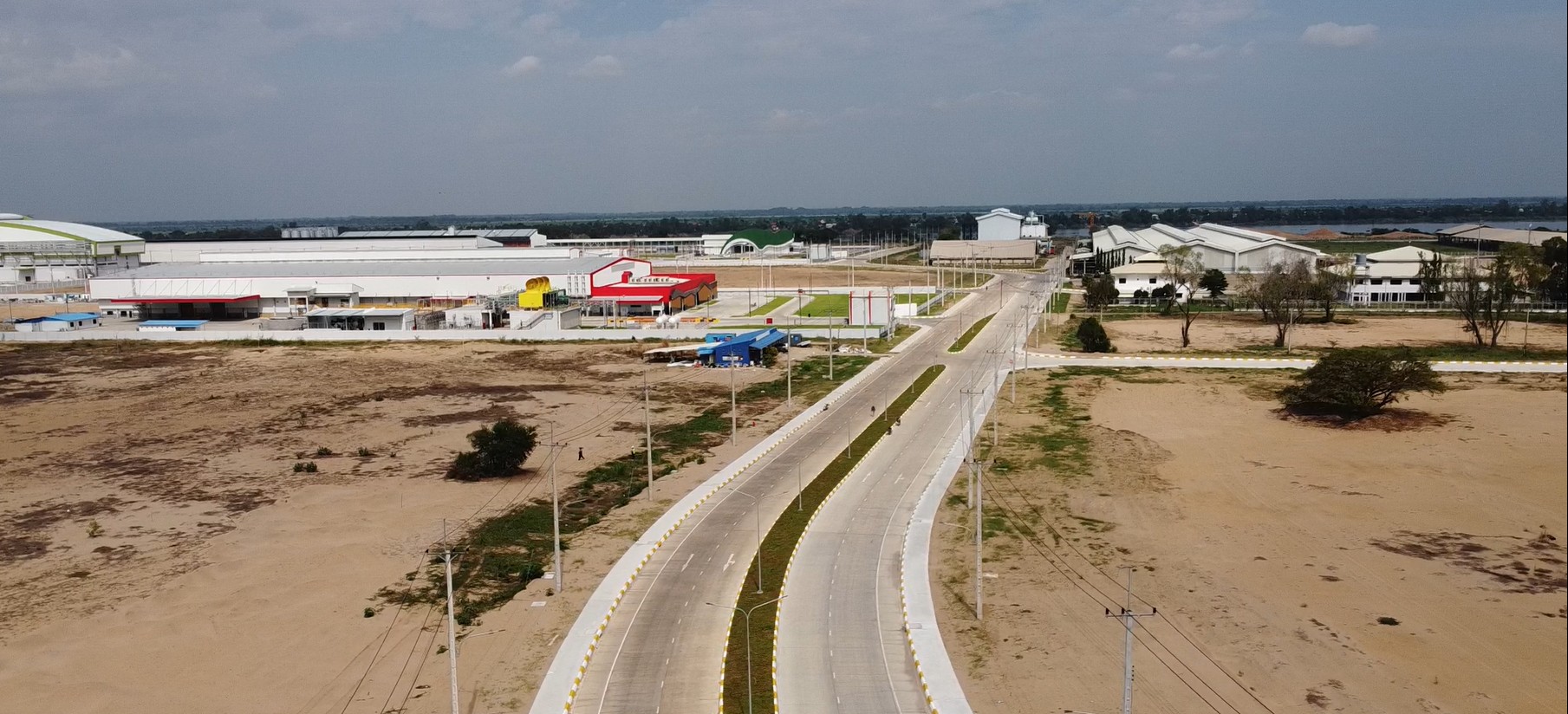 Suvannaphum SEZ masterplan aerial view