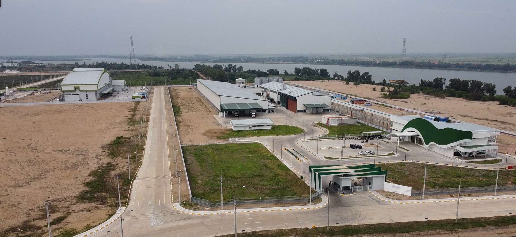 Suvannaphum SEZ factory and warehouse render